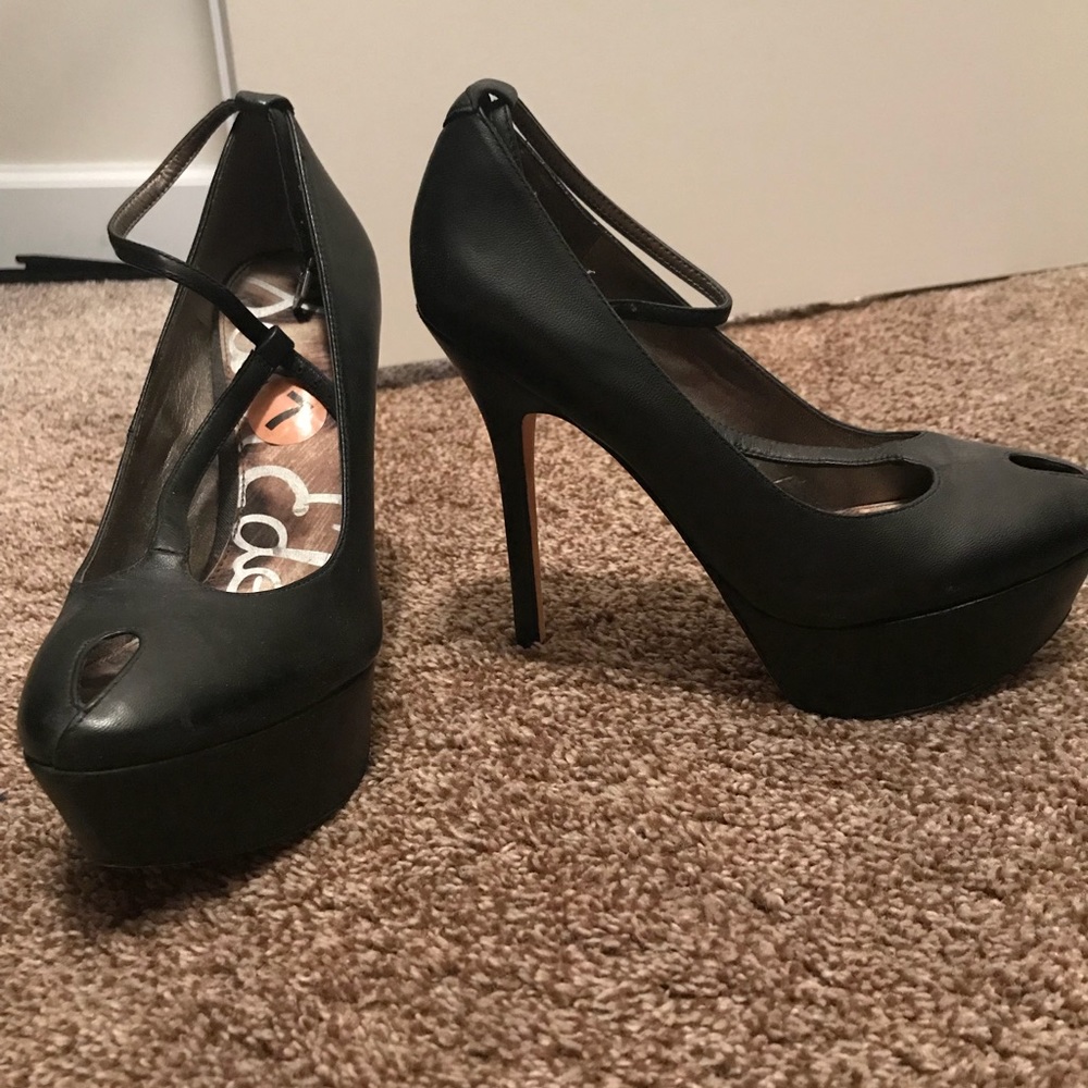 Sam Edelman size 7 peep toe pumps